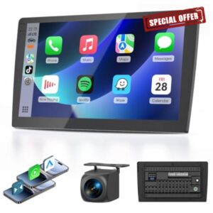 Haudio 2 Din Car Stereo with Apple Carplay and Android Auto