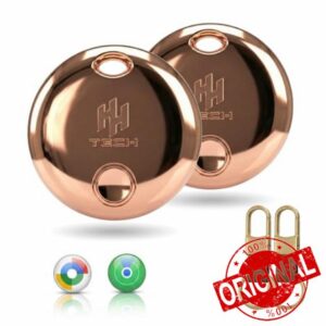 HH-Tag Dual Premium Edition (Rose Gold Pack-2) For Apple and Android Devcies