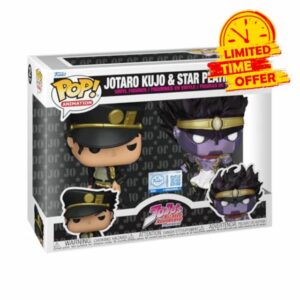 Funko POP! Animation: JoJo's Bizarre Adventure - Jotaro & Star Platinum - 2 Pack - Amazon Exclusive - Collectable Vinyl Figure - Gift Idea - Official Merchandise - Toys For Kids & Adults