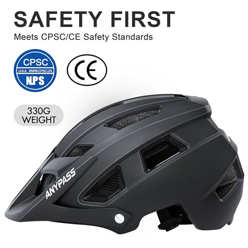 Lightweight MTB Cycle Helmet with Detachable Visor