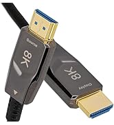 kenable Certified Ultra High Speed HDMI 2.1 Cable 8K@60/4K@120 48Gbps White Plug 1m [1 metres]