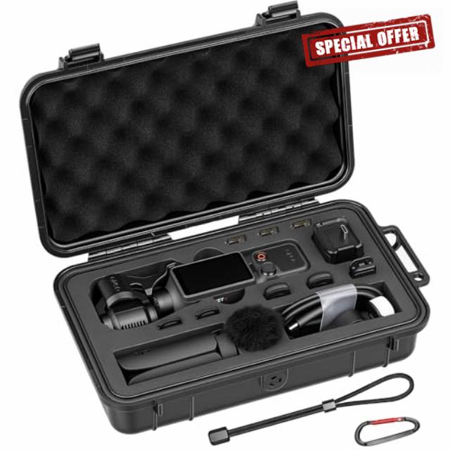 AMAZEAR Waterproof Hard Case Compatible with DJI OSMO Pocket 4