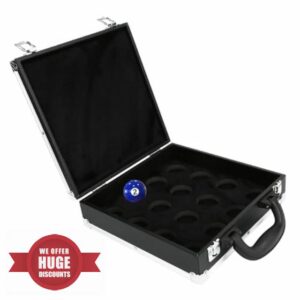 Billiard Balls Storage Box Lightweight Carrying Handle Billiards Players (1 Pack)
