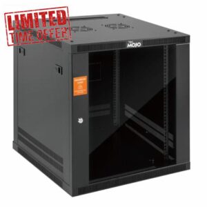Tecmojo 12U 600mm Depth Wall Mount Server Cabinet with Casters