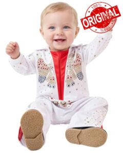 Funidelia Elvis Costume for Baby pour bébé Officielle - Inclus jumpsuit - Costume pour bébé pour les fêtes