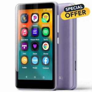 innioasis 80GB Kids MP3 Player with Bluetooth