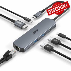 Acer USB C Hub with 1000Mbps Ethernet