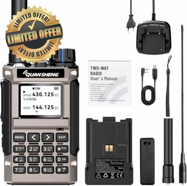 QUANSHENG UV-K1(8) Walkie Talkie Handheld Ham Radio