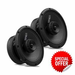 AudioControl EPICPRO6CX 6.5" Coaxial Car Speakers (Pair) – 200 W RMS 4Ω High-Performance Audio Upgrade