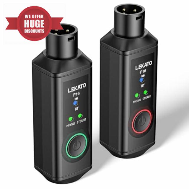 LEKATO P16 Bluetooth XLR Receiver