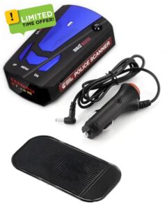 Speed Sentinel Radar Detector – 360° Police Speed Sentinel Radar Detectors for Cars with Voice Alerts