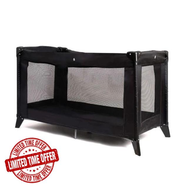 EastCoast Travel Cot with Padded Mattress Lightweight Compact and Portable Baby Bed 120 x 60 cm