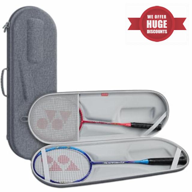 Multifunctional Badminton Equipment Bag Hard Shell Racket Carrying Blade Storage Case for Beginner Pro Adjustable Shoulder Strap Spo