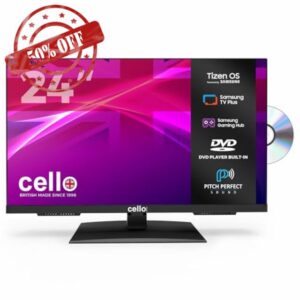 Cello C2426TZF 24-inch Tizen OS Smart LED TV/DVD