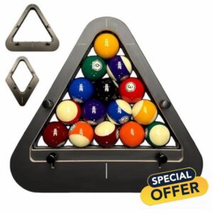 Precision-Engineered Professional Billiard Rack System That Eliminates Gaps