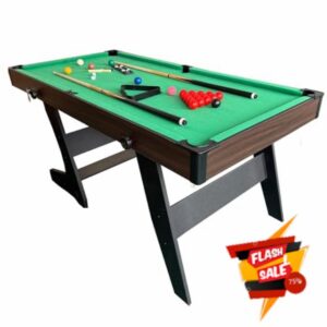 6FT Pool Table Folding Snooker Table Set Billiards Table with All accessories for Adults