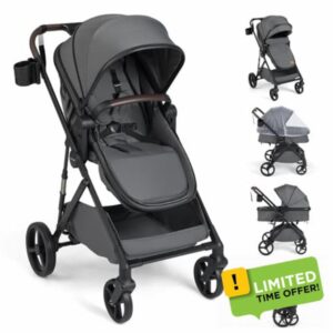 COSTWAY 3 in 1 Baby Stroller