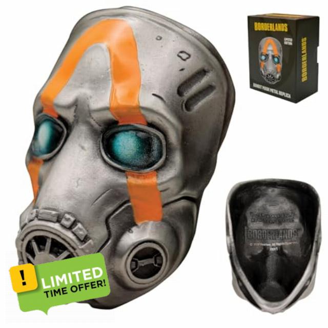 FaNaTtik Borderlands Limited Edition Bandit Mask Mini Replica – Numbered Gaming Collectible