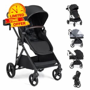 COSTWAY 3 in 1 Baby Stroller