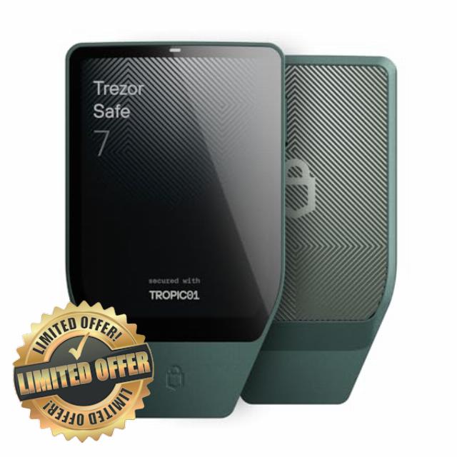 Trezor Safe 7 - Crypto Hardware Wallet with Bluetooth