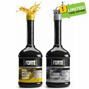 Forte Diesel Injector Cleaner + DPF Cleaner & Regenerator Bundle – Complete Fuel System & DPF Treatment for Improved Performance & Reduced Soo