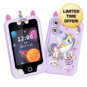 Children's smart phone toys for girls aged 3-7 with dual cameras - mobile phone toys and learning games