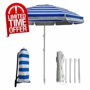 Blue stripe Beach umbrella