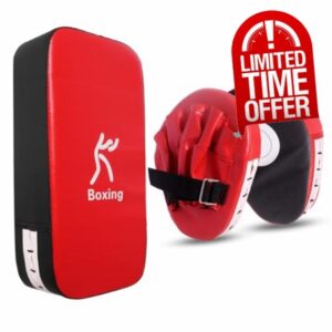 2-in-1 Punching Mitts Kick Pack Set