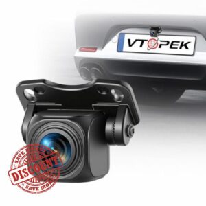 AHD 1080P Reversing Camera Reverse Camera IP69 Waterproof Front/Rear View Cameras Clear Night Vision 140° Wide Angle Parking Universal 12-24V for Car Vehicle SUV RV Van Fit Most RCA Monito