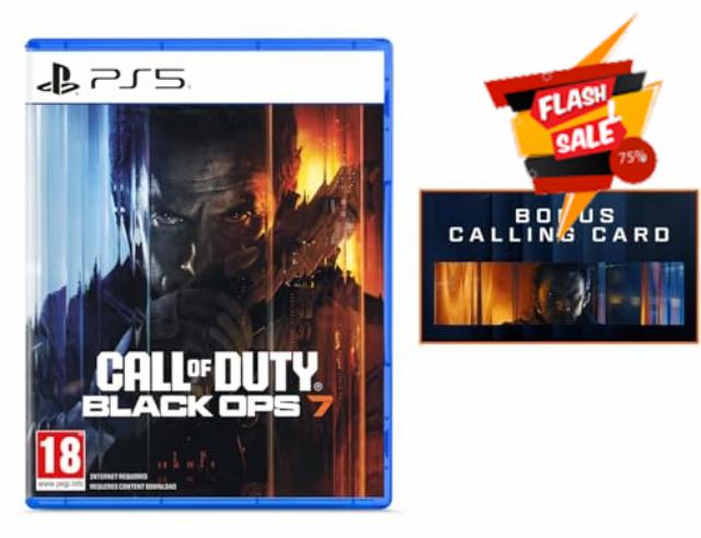 Call of Duty: Black Ops 7 - PlayStation 5 (Amazon Exclusive Bonus Content included). Download required