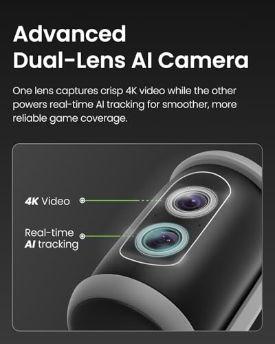 Dual-Lens Team Sports Recorder with Live Streaming