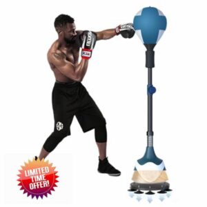 Heavy-Duty Punching Bag with Stand