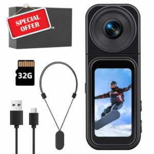 POV Mini Thumb Camera - 2.7K 30FPS Wearable Action Camera
