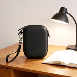 Clamshell Carrying Case + Clickoze Microfiber Lens Cloth