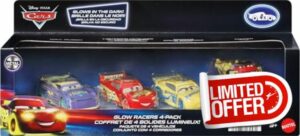 ​Disney and Pixar Cars Glow Racers Vehicles 4-Pack