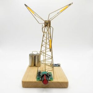 DIY Assembly DIY Windmill Desk Lamp for Electronics Hobbyist