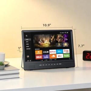 Mini Kitchen TV with HDMI USB AV Headphone