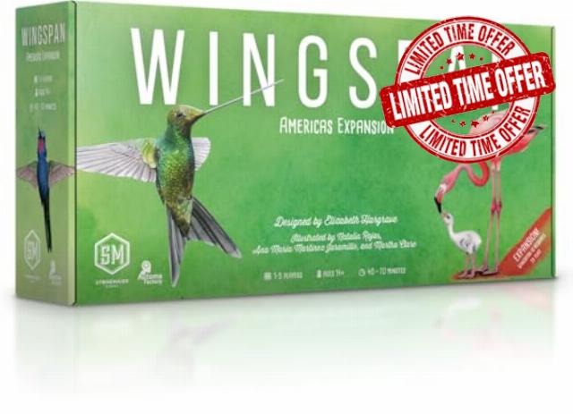 Stonemaier Games | Wingspan Americas Expansion | Board Game | Ages 14+ | 1-5 Players | 60-90 Minutes Playing Time