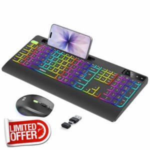 seenda Wireless Backlit Keyboard and Mouse
