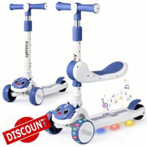 3 Wheel Scooter for Kids Age 2-8