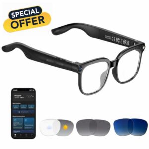 AI Smart Camera Glasses - HD 1080P Video