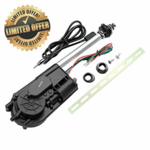 Universal Electric Power Automatic Antenna Car SUV AM & FM Radio Mast Aerial 12V
