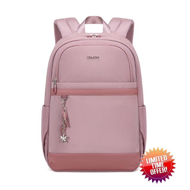 Cassia Lightweight Laptop Backpack 14.3L for 14 Inch Laptop – Durable Polyester Travel & Work Bag with Hidden Back Pocket