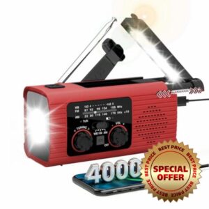 Wind Up Solar Radio