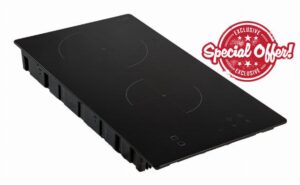 CDA 2 Zone SCN030FR 29cm Induction Hob - Black