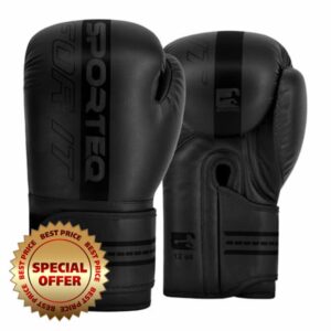 Boxing Gloves for Training & Sparring – Gym & Punch Bag Gloves with Shock Absorbing Padding