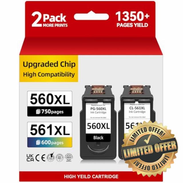 PG-560/CL-561XL- 750/600+ Pages