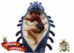 Hugging Caterpillar Sleeping Bags – Plush Cocoon Full-Body Lounger