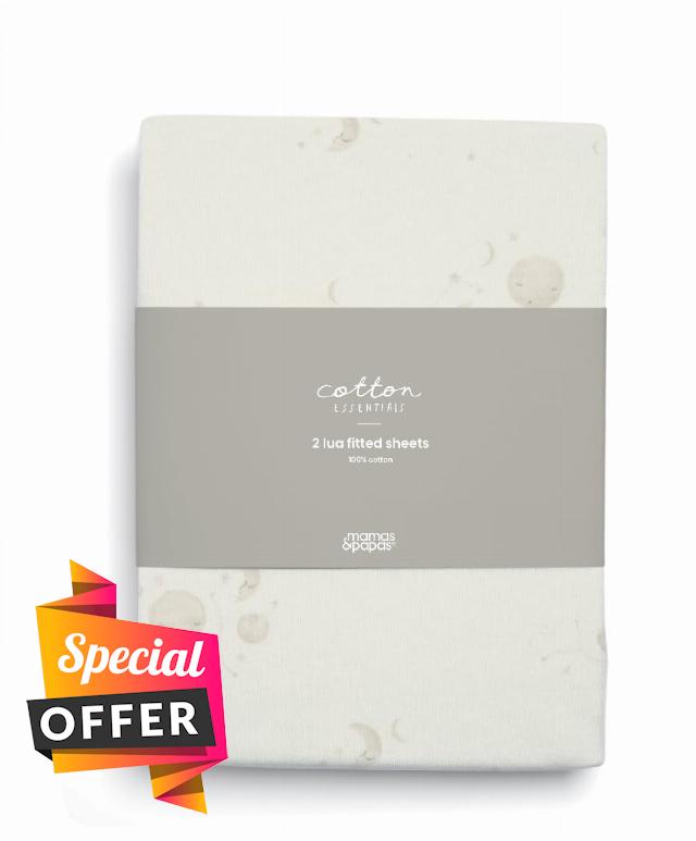 Mamas & Papas 2 Universal Crib Fitted Sheets
