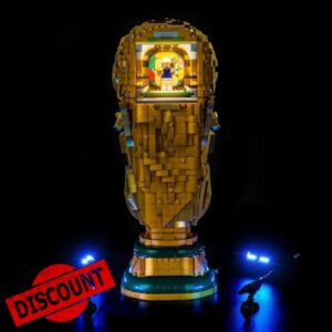 LED Lighting Kit for LEGO 43020 FIFA World Cup Official Trophy - USB Powered Bright Light Effect